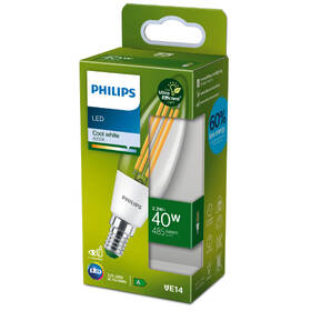 Žárovka LED Philips filament svíčka, E14, 2,3W, studená bílá 

 obrázek produktu 2 z 2