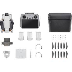 Dron DJI Mini 4 Pro Fly More Combo (DJI RC 2) šedá barva
