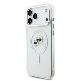 Kryt na mobil Karl Lagerfeld IML K&CH Heads Metal Frame MagSafe na Apple iPhone 17 Pro Max průhledný

 obrázek produktu 1 z 7