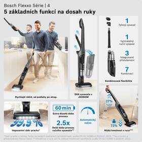 Tyčový vysavač Bosch BHH4GN28 Flexxo 28 Vmax šedý

 obrázek produktu 18 z 18