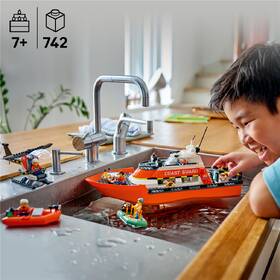 Stavebnice LEGO® City 60504 Záchranný člun pobřežní hlídky a vrtulník 

 obrázek produktu 8 z 9
