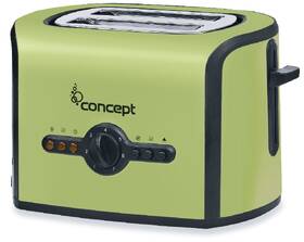 Topinkovač Concept TE3040gr zelený/nerez

 obrázek produktu 2 z 3