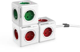 Rozbočovací zásuvka Powercube 5x zásuvka bílá/červená

 obrázek produktu 4 z 4