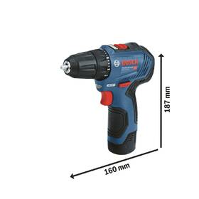 Vrtací šroubovák Bosch Professional GSR12V-30 (s baterií) 

 obrázek produktu 1 z 5