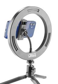 Světlo CellularLine Selfie Ring s LED osvětlením pro selfie fotky a videa černé

 obrázek produktu 2 z 8