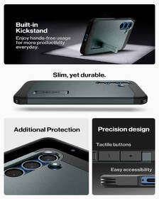 Kryt na mobil Spigen Tough Armor MagSafe na Samsung Galaxy S25+ zelený

 obrázek produktu 17 z 17