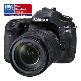 Digitální fotoaparát Canon 80D + 18-135 IS USM černý

 obrázek produktu 10 z 13