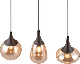 Závěsné svítidlo TRIO LUMINA, 3x E14 černé/sklo

 obrázek produktu 2 z 7
