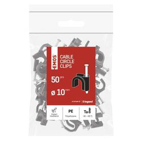 Kabelový klip EMOS 10MM, 50KS černý

 obrázek produktu 5 z 8