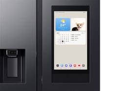Americká lednice Samsung RS90F66BEFEO černá barva
