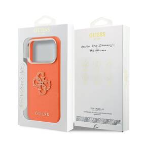 Kryt na mobil Guess PU Resin Logo na Apple iPhone 17 Pro oranžový

 obrázek produktu 6 z 6