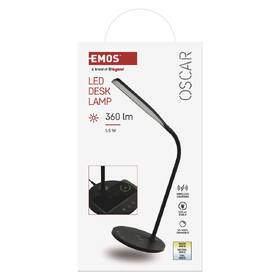 Stolní LED lampička EMOS OSCAR, 360 lm, stmívání, 5,5 W, studená/teplá/neutrální bílá černá

 obrázek produktu 7 z 10