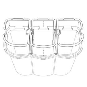 Odpadkový koš na tříděný odpad Belli E Forti UNICA BF00960, 80 l černý

 obrázek produktu 3 z 3