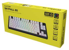 Klávesnice HATOR Skyfall 80 Wireless, US layout černá/bílá

 obrázek produktu 7 z 7