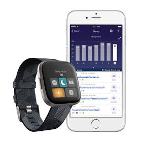 Chytré hodinky Fitbit Versa 2 Special Edition (NFC) - Smoke Woven 

 obrázek produktu 5 z 7