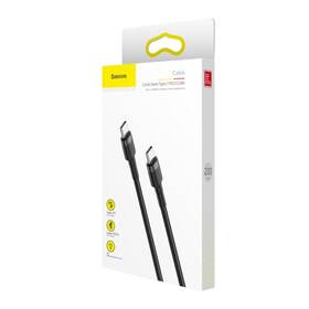 Kabel Baseus Cafule USB-C/USB-C, PD 2.0 60W, 2m černý/šedý

 obrázek produktu 7 z 7