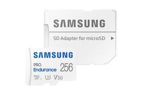 Paměťová karta Samsung 256GB UHS-I U3 (100R/40W) + SD adaptér 
