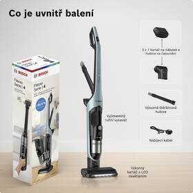 Tyčový vysavač Bosch BCH4SM28 Flexxo 28 Vmax modrý

 obrázek produktu 15 z 16