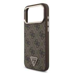 Kryt na mobil Guess 4G Strass Triangle Logo Gold Frame MagSafe na Apple iPhone 18 Pro hnědý

 obrázek produktu 3 z 6