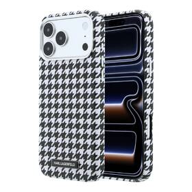 Kryt na mobil Karl Lagerfeld PU Houndstooth Resin Plate MagSafe na Apple iPhone 17 Pro černý

 obrázek produktu 1 z 6
