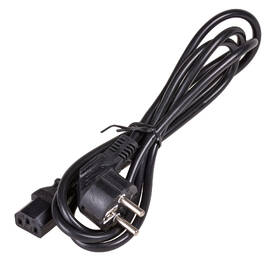 Kabel Akyga napájecí 230V, tří pólový, 1,5 m černý

 obrázek produktu 1 z 1