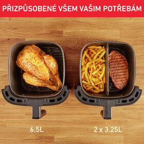 Fritéza horkovzdušná Tefal Easy Fry & Gril XXL EY801D15 černá barva
