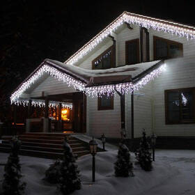 Vánoční osvětlení ColorWay venkovní, 192 LED, 220V AC, 6× 0,6m, studená bílá 

 obrázek produktu 17 z 19