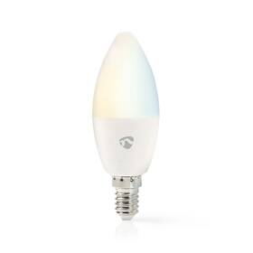 Chytrá žárovka Nedis SmartLife svíčka, Wi-Fi, E14, 470 lm, 4.9 W, Teplá - studená bílá 

 obrázek produktu 2 z 7