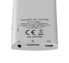 MP3 přehrávač Hyundai MPC 501 GB8 FM S stříbrný

 obrázek produktu 2 z 3