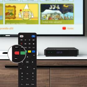 Set-top box Tesla HYbbRID TV TH210 černá barva
