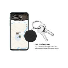 Klíčenka FIXED Sense, Duo Pack červená barva
