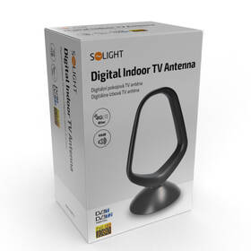 Anténa pokojová Solight DVB-T2, 49dB černá

 obrázek produktu 3 z 3