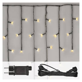 Spojovací řetěz EMOS 100 LED Základní sada Standard – rampouchy, 2,5 m, venkovní, teplá bílá, časovač 

 obrázek produktu 3 z 12