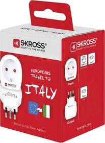Cestovní adaptér SKROSS pro použití v Itálii bílý

 obrázek produktu 6 z 6