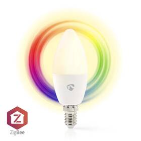 Chytrá žárovka Nedis SmartLife Zigbee 3.0, E14, 4,9 W, RGB 

 obrázek produktu 3 z 4