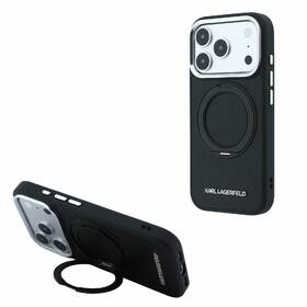 Kryt na mobil Karl Lagerfeld PU Saffiano Ring Stand MagSafe na Apple iPhone 18 Pro černý

 obrázek produktu 6 z 7