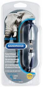 Kabel Bandridge Premium, optický, 2m, audio černý

 obrázek produktu 1 z 1