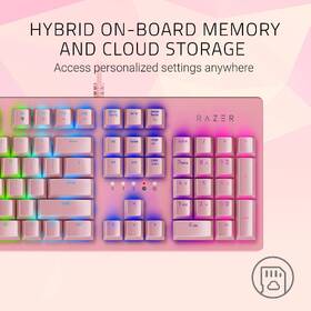 Klávesnice Razer Huntsman V2 Tenkeyless (Red Switch) - Quartz - US Layout růžová

 obrázek produktu 6 z 9