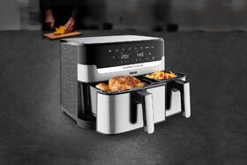 Fritéza horkovzdušná Tefal EY905D10 Dual Easy Fry & Grill 5,2 l + 3,1 l 

 obrázek produktu 7 z 10