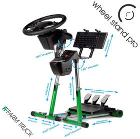 Stojan pro volant Wheel Stand Pro Farm Truck V3 černý/zelený

 obrázek produktu 1 z 7
