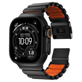 Řemínek NOMAD Stratos Titanium FKM na Apple Watch 45/46/49 mm černý/oranžový

 obrázek produktu 2 z 12