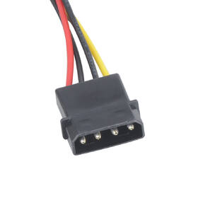 Kabel AKASA 4pin Molex na  2x SATA 30cm 

 obrázek produktu 2 z 3