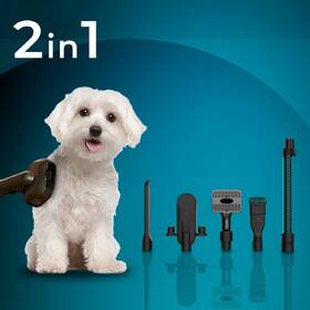 Tyčový vysavač Cecotec Conga Rockstar 2500 Thunder Flex Animal černá barva
