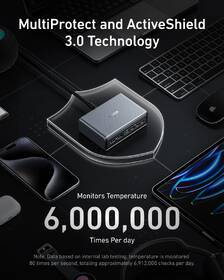 Nabíječka do sítě Anker Prime Charger 200W, USB-C/USB, GaN černá

 obrázek produktu 4 z 4