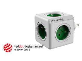 Rozbočovací zásuvka Powercube 5x zásuvka bílá/zelená

 obrázek produktu 5 z 7