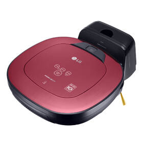 Robotický vysavač LG VR86010RR Dual Eye 2.0™, Daily Carpet Care+ červená barva
