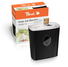 Skartovač Peach PS500-10 5 listů/ 11L/ podélný řez černý

 obrázek produktu 2 z 3