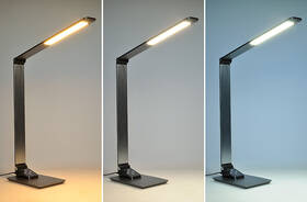 Stolní LED lampička Solight stmívatelná, 10W, indukční nabíjení, změna chromatičnosti, hliník šedá

 obrázek produktu 3 z 8