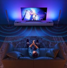 LED světlo Govee RGBIC, Panel 38cm pro TV 43-75" 

 obrázek produktu 1 z 3