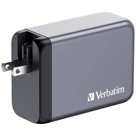 Cestovní adaptér Verbatim GNC-240 GaN, 240W, 3x USB-C PD, 1x USB QC šedý

 obrázek produktu 2 z 4